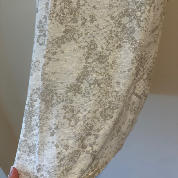 Zadig & Voltaire Linen Overdyed Wide Racerback Tank Top size small - Picture 2 of 6